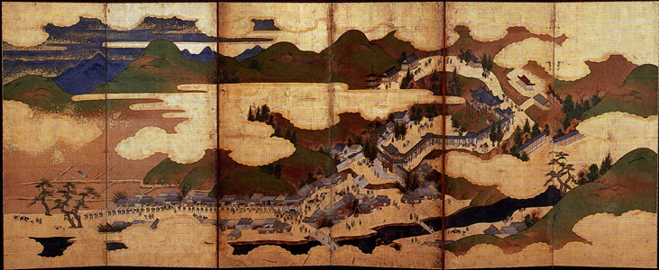 長谷寺秋景図